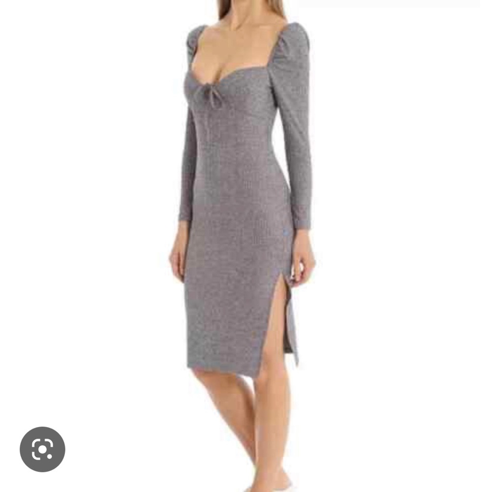 AVEC LES FILLES Ribbed Dress Size Large